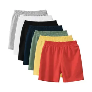 7 Pack Boys Cotton Athletic Shorts Toddler Boys Sports Shorts