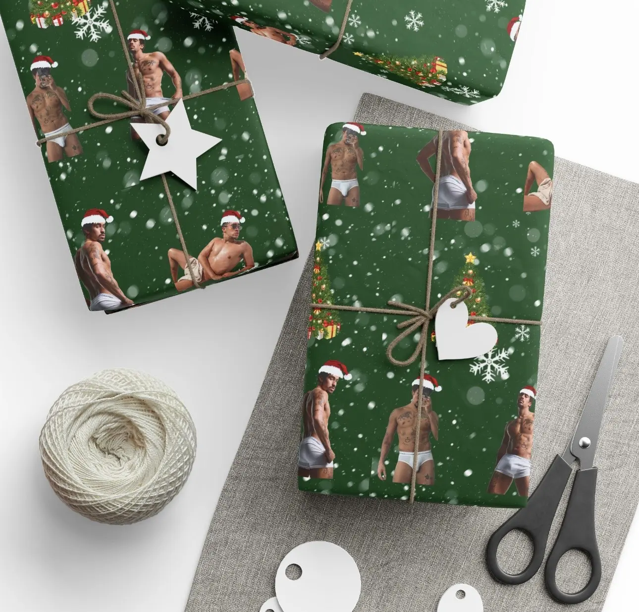 Music 2026 Wrapping Paper, Christmas Music Wrapping Gift, Christmas Wrap for Fans