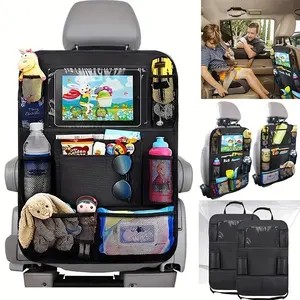 Car Seat Organizer, Multi-Pocket Car Seat Storage Bag, Waterproof Car Seat Organizer, Car Interior Accessories for Road Trips and Daily Use, Car Accessory