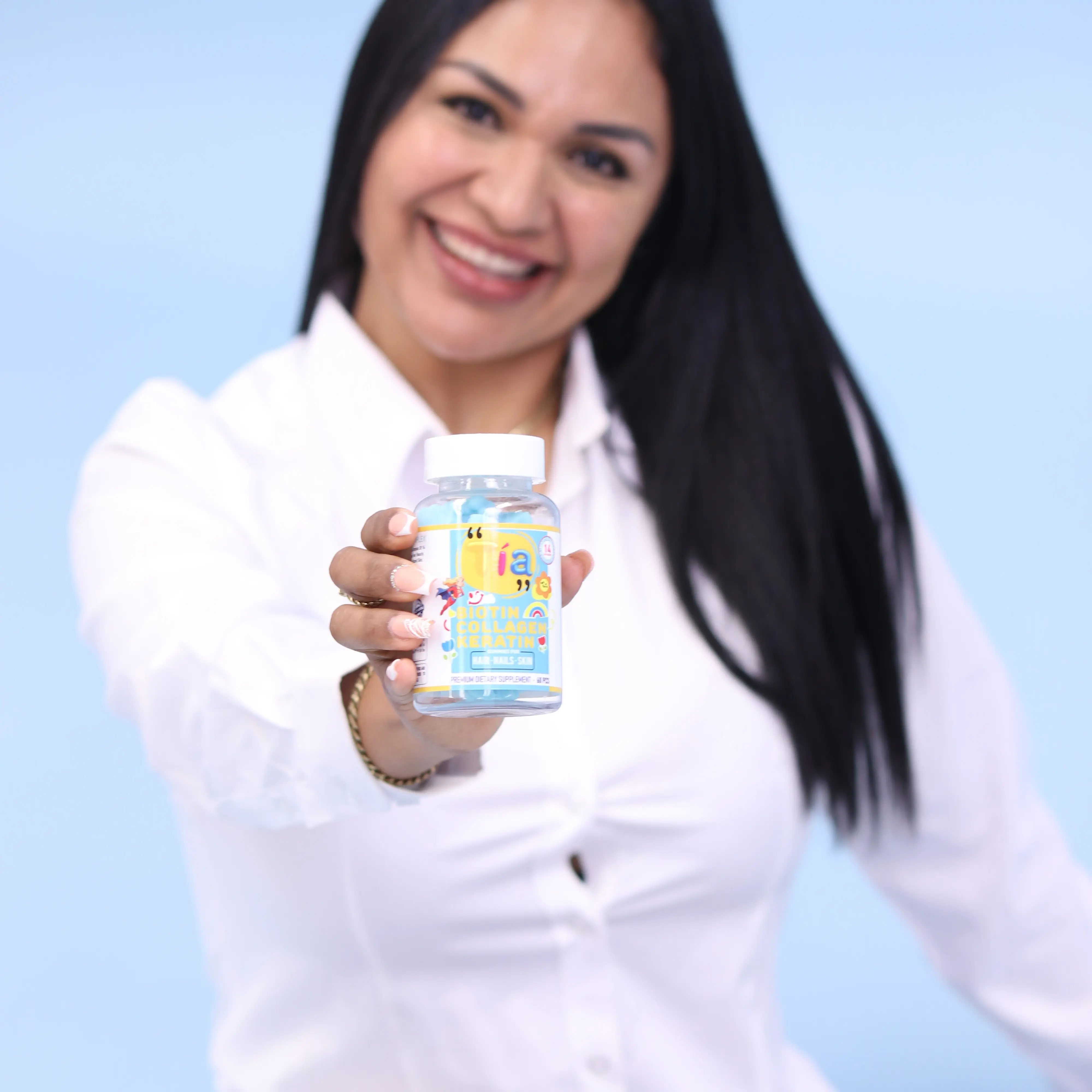 Tia Beauty Gummies- Biotina, Colageno y Keratina PAQUETE DE DOS