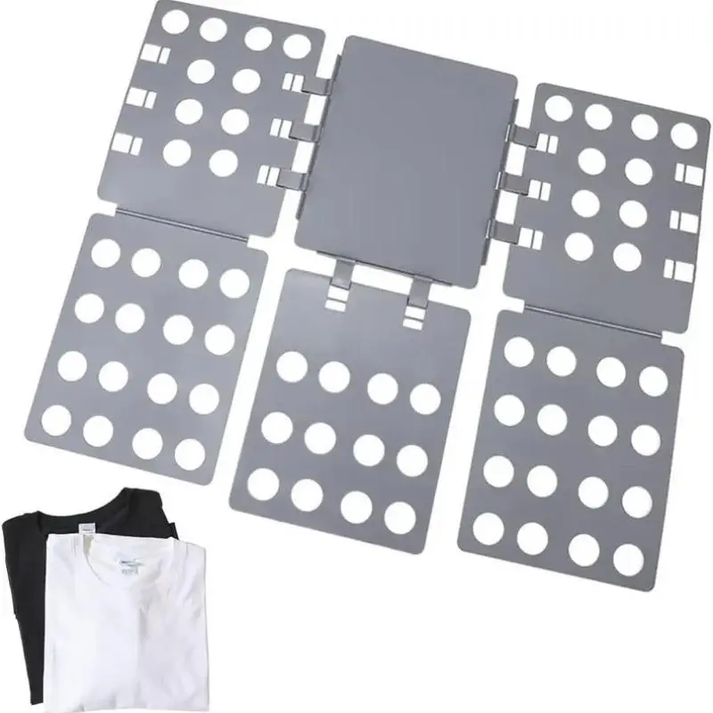 Clothes Folding Rack, Shirt Clothing Folder Board, Quick Easy Effortless Folding Clothes Organizer, Lazy Helper for Adults & Kids, Laundry Folding Tool, Compact Storage