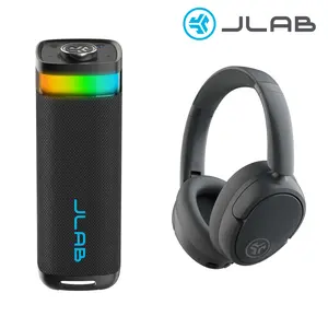 JLab JBuds Lux ANC Headphones & JBuds Party Bluetooth Speaker Gift Set JLab JBuds Lux ANC Headphones & JBuds Party Bluetooth Speaker Gift Set