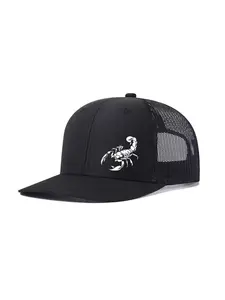 2pcs/1pc Unisex Baseball Cap Scorpion Printing Hat Mesh Hats for Mens Women Richardson Slightly Curved Brim Baseball Cap Adjustable Trucker Snapback Hats Dad Hats Outdoor Mesh Breathable Sun Hat