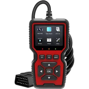 V519 OBD2 Scanner, Universal  Code Reader with 2.8" Color Screen, 10 Languages & Print Function for  OBDII  - Check Engine Light & Live Data