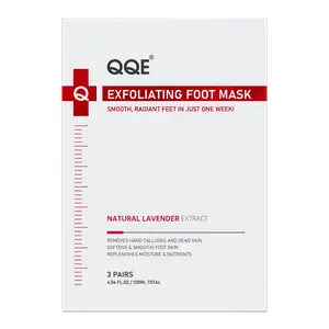 3 Pack Foot Peeling Mask, Hydrating Exfoliating Foot Mask for Dry Cracked Feet, Callus Remover & Cracked Heel Repair & Foot Care