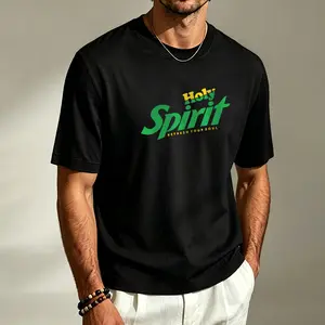 Men’s oversized cotton crew neck short-sleeve T-shirt, retro “Refresh Your Soul” faith slogan graphic tee, casual Christian streetwear top—a nice religious gift for believers for everyday wear and holidays.