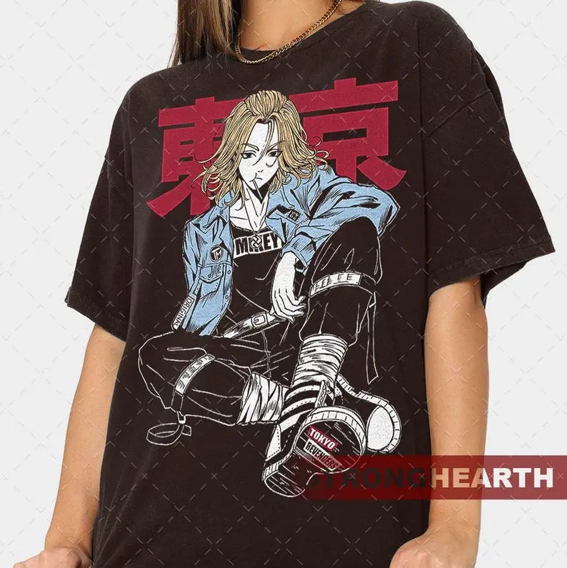 Mikey Tokyo Revengers Manjiro Sano Vintage T-Shirt, Gift For Woman and Man Unisex T-Shirt