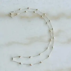 Cadena con beads 20” Plata 925