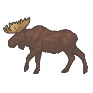 Moose Sticker