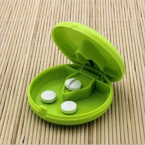 1pc Portable Pill Organizer with Splitter and Medicine Storage - Ideal for On-the-Go and Daily Use Vitamin Organizer