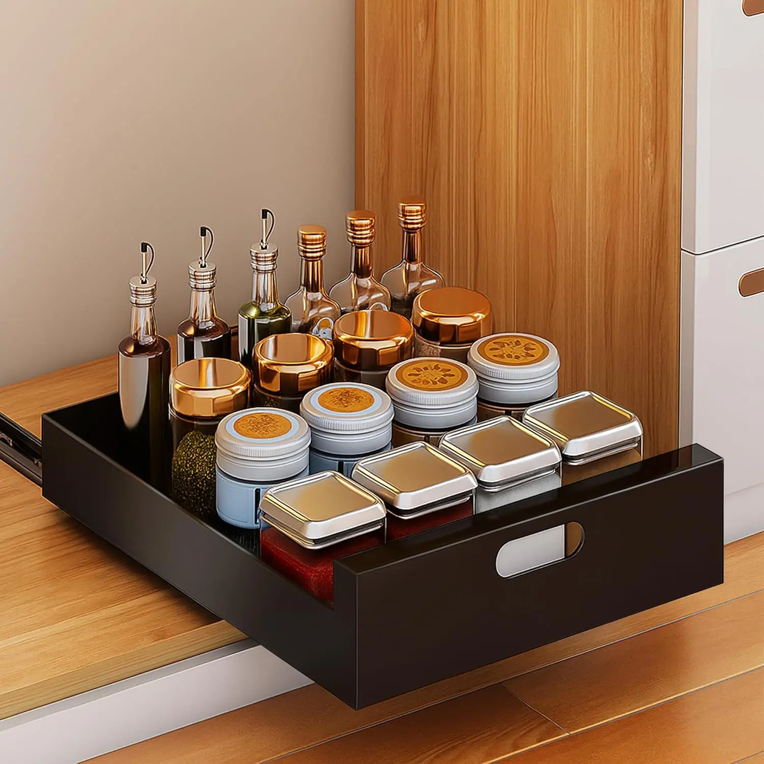 21'' Deep Pull Out Drawers for Cabinets, 10