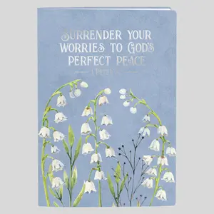 Kerusso Womens Faux Leather Journal Surrender Your Worries