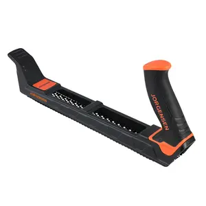 #JumpstartSale JORGENSEN Wood Plane, Professional Surform Plane, Zinc Alloy Die Casting Body, 65MN Sharp Blade, Wood Shaver Tool for Woodworking Rasp - Ergonomic Soft Grip Handle