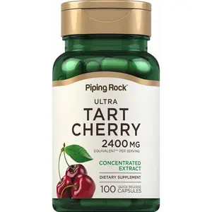Piping Rock Tart Cherry Capsules | 100 Count | Concentrated Extract | Non-GMO, Gluten Free Supplement