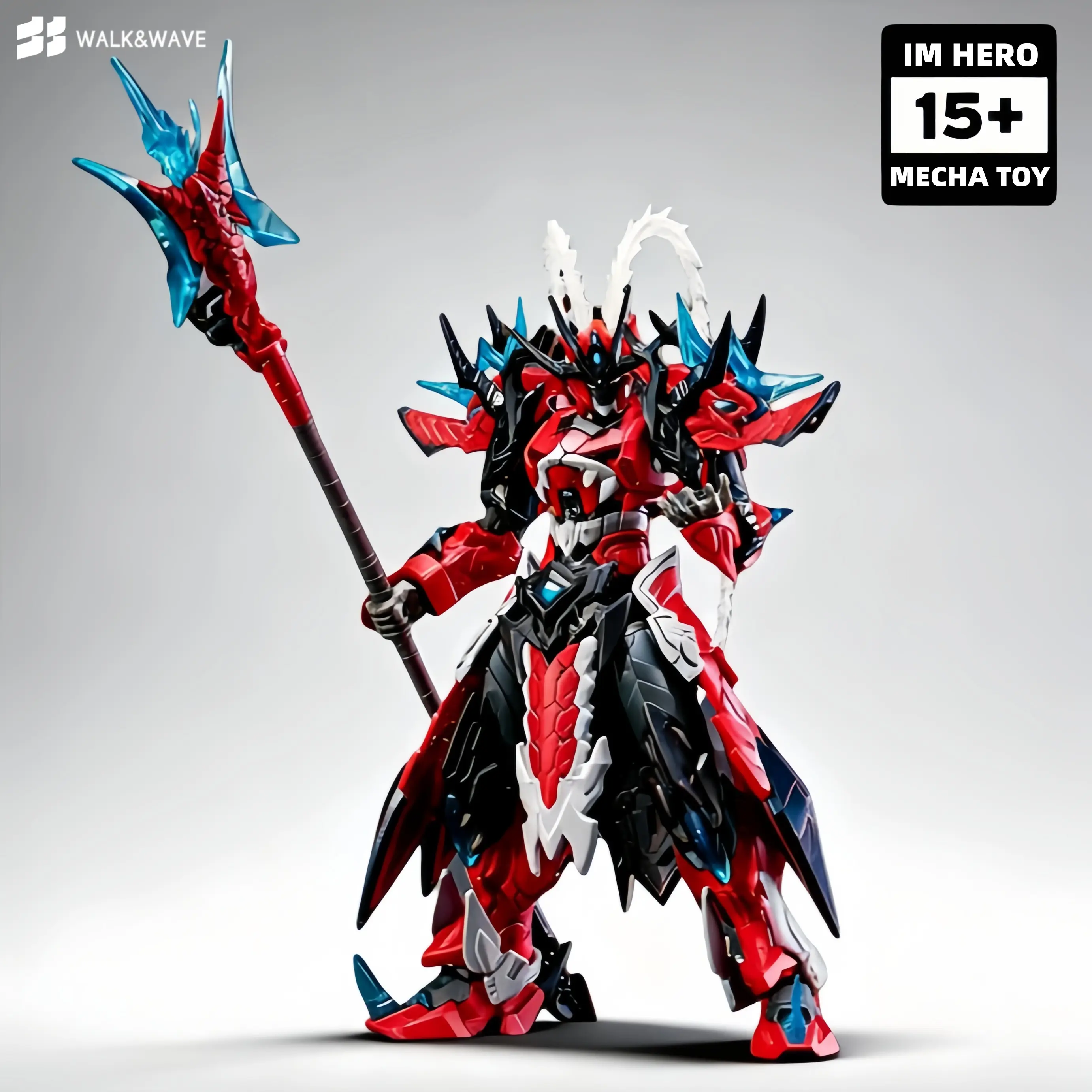 Motor Nuclear IM Great Hero Series Collectible Figures Sealed Blind Box,Mecha Model Kit PVC & ABS Non-Toxic Minifigures Action Figures Set, Articulated Cyberpunk Screen-Free Sci-Fi Collectible Toys for Adult Anime Fans