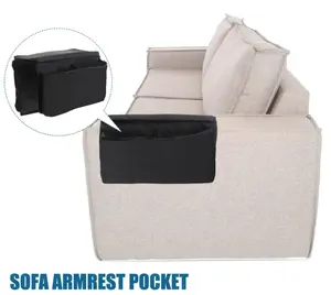 Couch Cup Holder with 4 Pockets