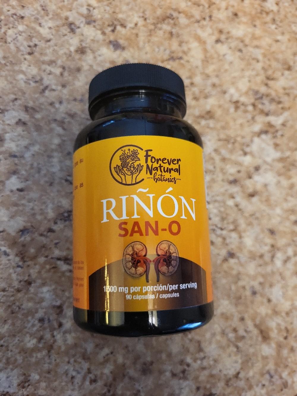 RIÑON SAN-O Natural Healthcare Kidney Detox Dietary Supplement - 90 Capsules with Horsetail Herbs, Chanca Piedra, Uva Ursi, Cranberry for Urinary System Support