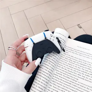 1 game controller shaped headphone protective case, anti drop and durable silicone headphone case, Apple wireless Bluetooth headphone case, suitable for AirPods 1/2/3/4/pro/pro 2/pro 3