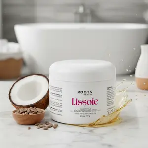 Lissoie Hydrating Hair Mask 230ml - Hydrating Formula with Glycolic and Lactic Acid for Nourishing and Revitalizing Hair Conditioner Haircare Moisture Moisturizer Hydrate Moisturizing Hyaluronic