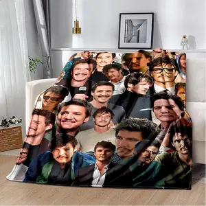 Jose Pedro Balmaceda Pascal 3D Printed Soft Plush Blanket,Flannel Blanket Throw Blanket for Living Room Bedroom Bed Sofa Picnic