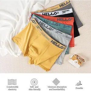 Big & Tall Men’s Pure Cotton Boxer Shorts | Antibacterial Loose Fit for 120KG Fat Guy Underwear