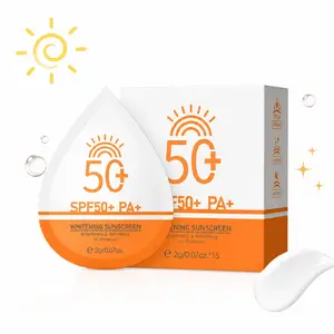 Mini Facial Sunscreen (15-20 Pcs) - SPF 50+ Waterproof, Moisturizing UV Defense, Lightweight Non-Greasy, Nourishing Travel-Size Sun Care for All Skin Types, Face & Body, Women’s Summer Party Favors, Water Proof