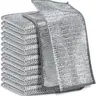 10 PCS New Upgrade Double-Layer Scratch-Safe Wire Dishcloths - Durable Easy Clean, Super Absorbent Reusable, Fast Dry Cleaning Supplies for Stovetops, Cookware, Sinks