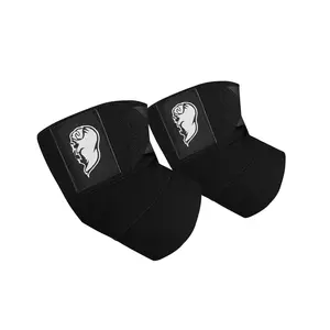 Flexible 40-inch elbow compression strap and joint support brace for bench press, powerlifting, and pressing - Weightlifting Elbow Wraps ( Pair)