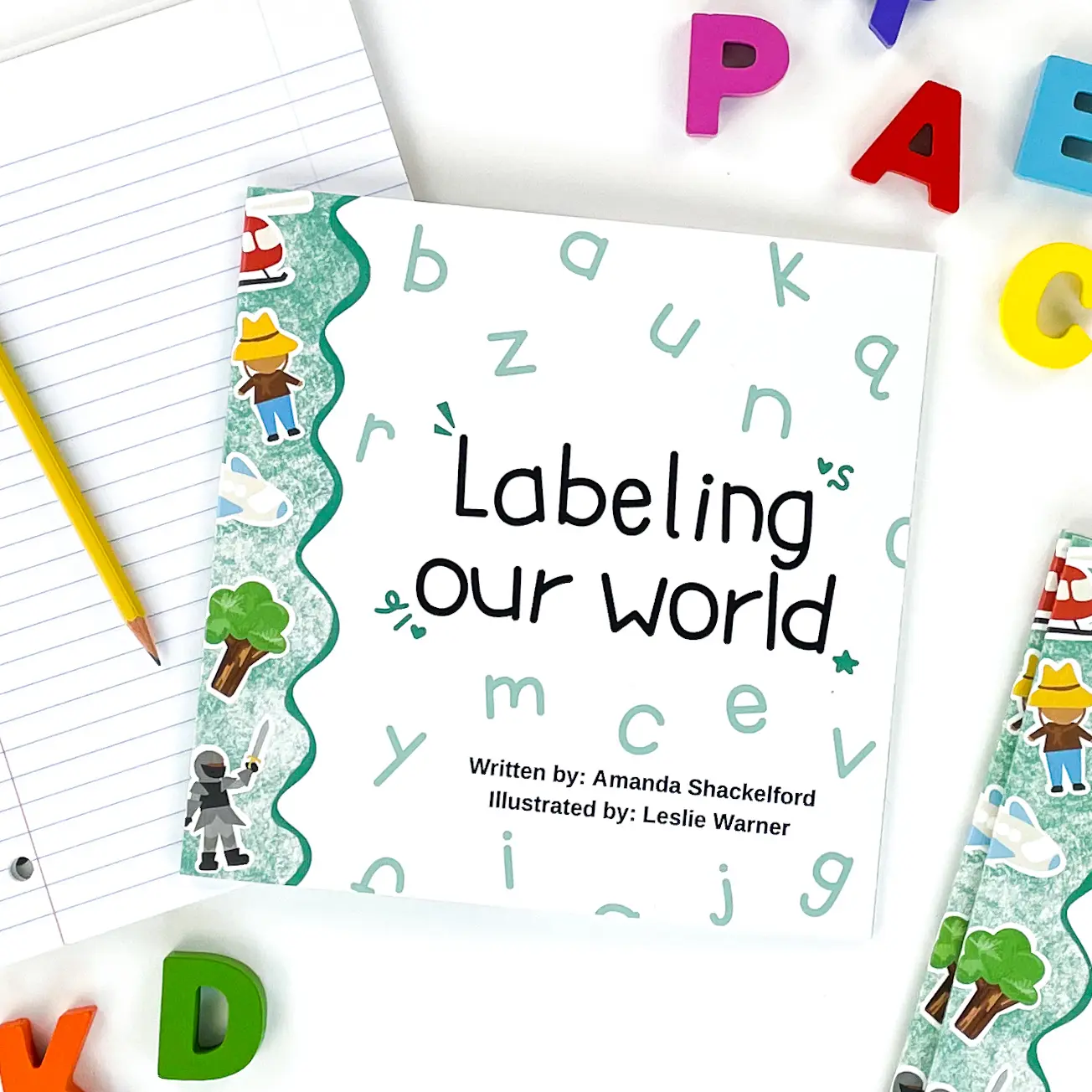 Labeling Our World Picture Book for Kindergarten and First Grade