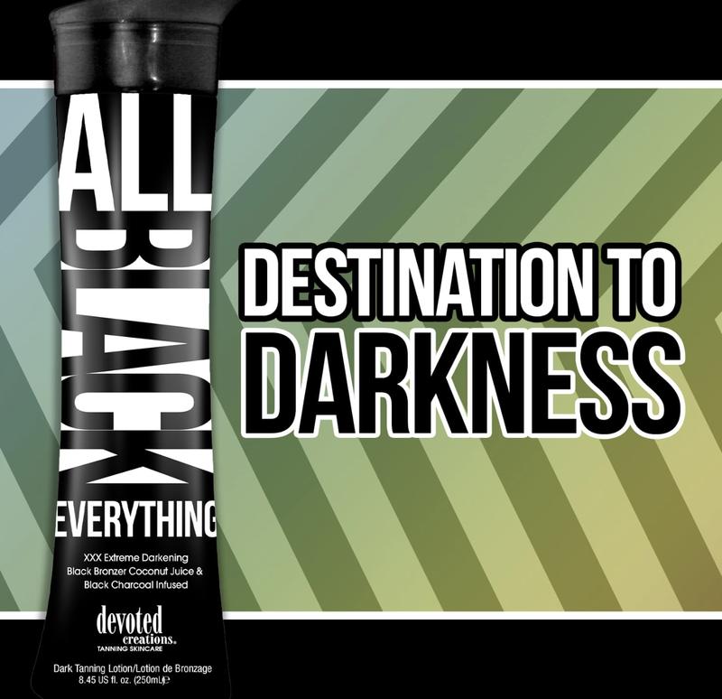 Devoted Creations All Black Everything - Extreme Darkening Black Bronzer Dark Tanning Lotion