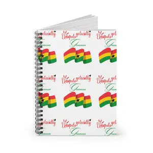 Unapologetically Ghanaian Spiral Notebook - Ruled Line