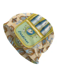 Canned Sardines Fashionable Beanies And Caps for Men Warm Adult Hats