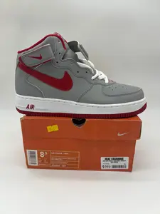 Nike Air Force 1 Mid Grey Varsity Red (2003)