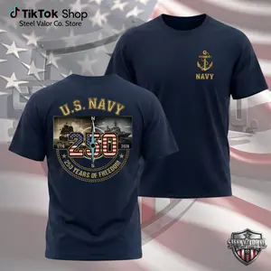 U.S. Navy 250th Anniversary Shirt 1776 2026, United States Navy 250 Years Of Freedom Tee, Naval Heritage Compass Ship Graphic T Shirt, Navy Veteran Patriotic Gift, Military Sailor Pride Apparel For Men Women Unisex Streetwear