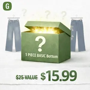 【Clearance Sale】GENUWII Women's Basic Bottom (1 Piece) – Choose Length, Assorted Styles & Colors, Basic & Comfortable