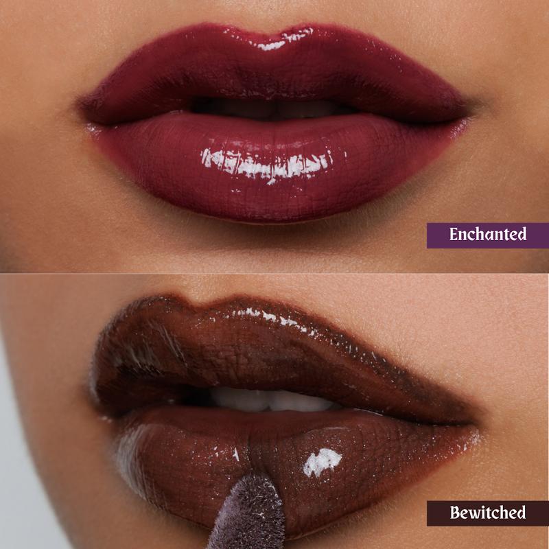 Rude Cosmetics The Spell Book High Shine Lip Gloss - Pigmented, Glossy Finish, Creamy Texture, Hydrating & Smooth, Spellbinding Shades for Ultimate Comfort