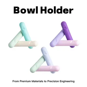 Cat Silicone Bowl Holder Stainless Steel Automatic Water Dispenser pet slow feeder bowl food maker nospill feeding care upgrade elevated treat spoon