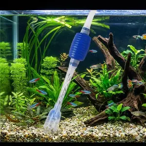 Effortless aquarium Cleaning! Electric Gravel Cleaner & Water Pump 2-in-1. Adjustable suction, Clog-Resistant Design. Portable Fish Waste Cleaner with Extension Kit. Efficient Fish Tank filter & Maintenance Tool for Home aquariums.