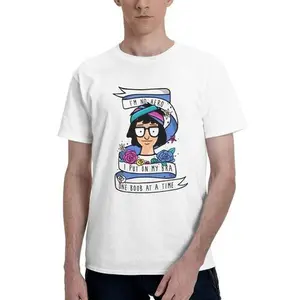 Bob's Burgers Tina Belcher "I'm No Hero" Comedy Graphic Tee Graphic T-Shirt