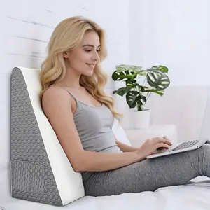 Pregnant Wedge Support Pillow, Waist Back Relief Side Sleep Cushion, Comfortable Sleeping Aid for Expecting Mothers