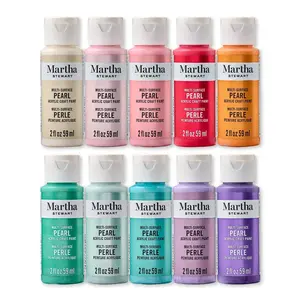 Martha Stewart™ Polished Pearl Collection - Multi-Surface Pearl Paint Set - 10 pc. - 68707