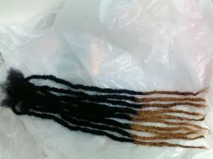 100% Human Hair Handmade Dreadlocks 10 Parts 9" to 10" Ombre 0.6cm or 1/4" thick
