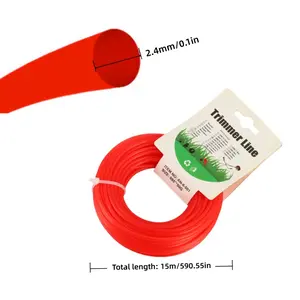 Lawn Mower Grass Rope, Lawn Mower Grass Rope, Nylon Wear resistant Thread, Universal Grass Mowing Accessories, Special for Grass Mowers