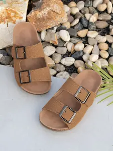 Two-Wear Slippers, Adjustable Dual Buckle Design, Soft Anti-Slip Sole, Lightweight Breathable Outdoor Shoes for Boys & Girls