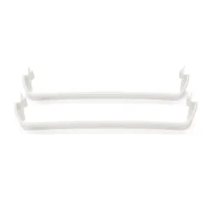 HECASA Refrigerator Door Shelf Rack Bar for Kenmore, Gibson, Galaxy, Frigidaire, Crosley, White-Westinghouse, Kelvinator Replacement 240534701 & 240534901 ABS Plastic Organizer Holder