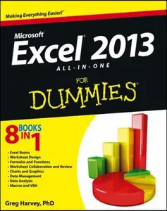 USED-Excel 2013 All-In-One for Dummies by Harvey, Greg (Paperback)