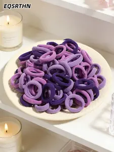 The high-elasticity towel ring is made of durable, non-deformable material. The soft, sticky material is highly elastic and not easy to break. Stable for ponytails, buns, Ponytail hairstyle. Suitable for daily commuting