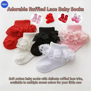 Girls' Ankle Height Boat Socks (5-Pairs) for Kids 12 & Under, All-Season Invisible Wear, Breathable Mesh, Lace Trim, Soft Stretchy Blend, Floral Print, Assorted Colors