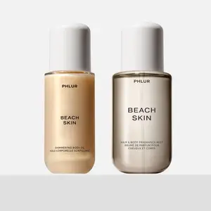 PHLUR Beach Skin - Full Size Daily Ritual Duo - 8oz Body Mist + 4oz Body Oil Set
