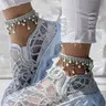 Women's Breathable Mesh Fabric Stylish Sneakers with Metal Sequins, Fashionable Casual Sneakers, Casual Round Toe Low Top Shoes, All-Season Comfort Footwear, All Seasons Sneakers